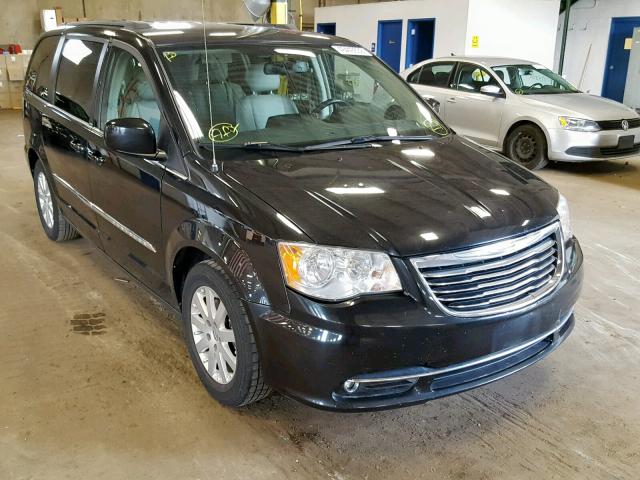 2C4RC1BG8DR517895 - 2013 CHRYSLER TOWN & COU BLACK photo 1