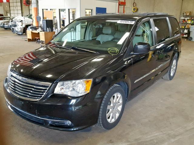 2C4RC1BG8DR517895 - 2013 CHRYSLER TOWN & COU BLACK photo 2