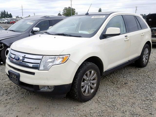 2FMDK48C27BA25665 - 2007 FORD EDGE SEL CREAM photo 2