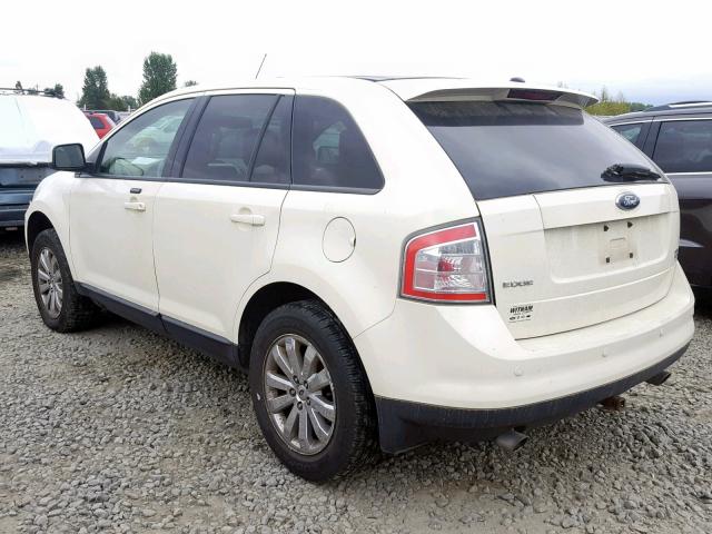 2FMDK48C27BA25665 - 2007 FORD EDGE SEL CREAM photo 3