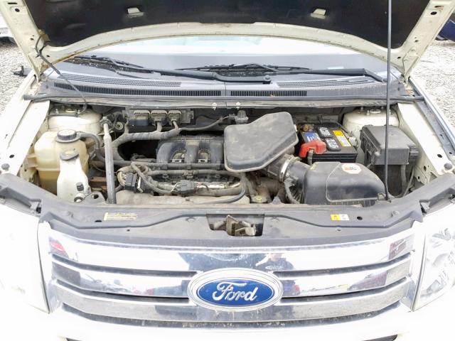 2FMDK48C27BA25665 - 2007 FORD EDGE SEL CREAM photo 7