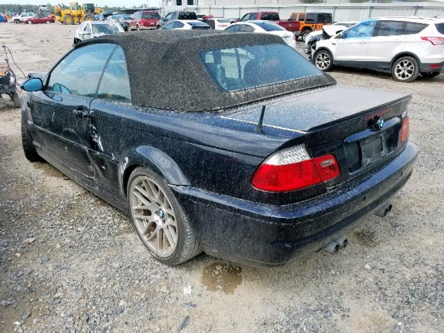 WBSBR93422EX23560 - 2002 BMW M3 BLACK photo 3