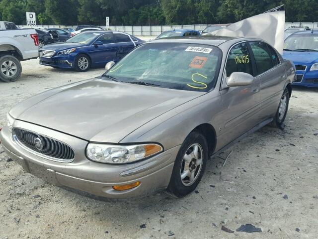 1G4HR54K11U136502 - 2001 BUICK LESABRE LI GOLD photo 2