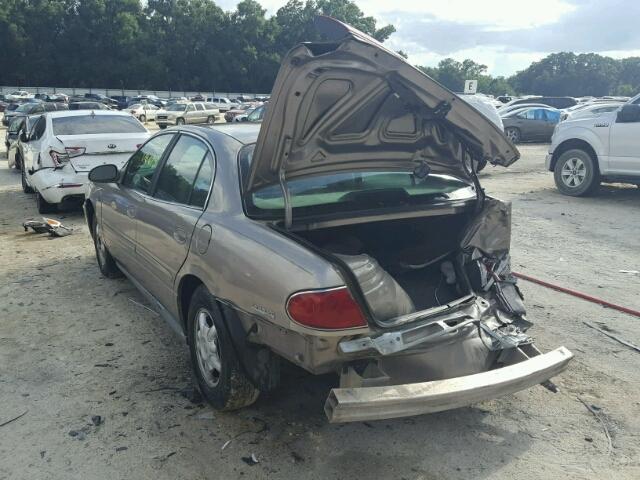 1G4HR54K11U136502 - 2001 BUICK LESABRE LI GOLD photo 3