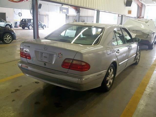 WDBJF65J12B469269 - 2002 MERCEDES-BENZ E 320 SILVER photo 4