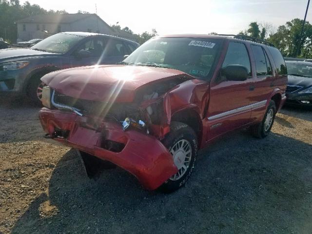 1GKDT13W9Y2268239 - 2000 GMC JIMMY / EN RED photo 2