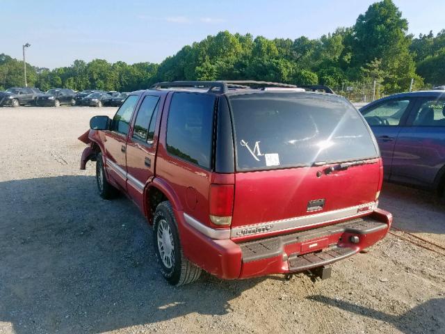 1GKDT13W9Y2268239 - 2000 GMC JIMMY / EN RED photo 3