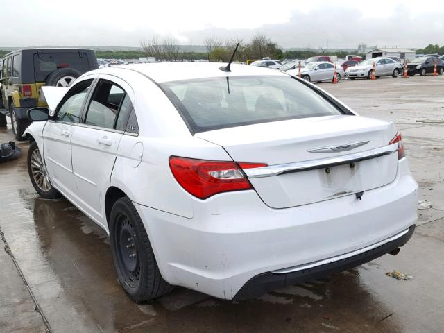 1C3CCBAB0CN149083 - 2012 CHRYSLER 200 LX WHITE photo 3