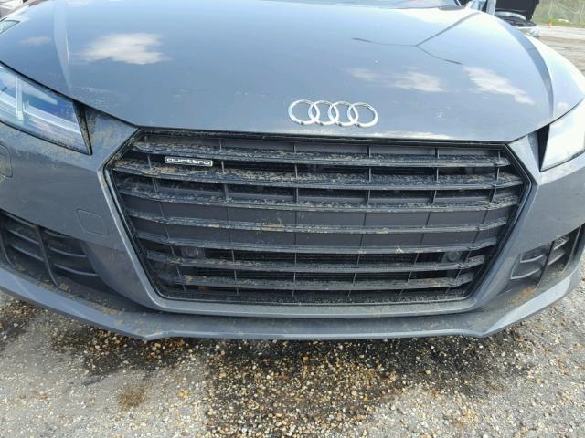 TRUC5AFV9H1013848 - 2017 AUDI TT CHARCOAL photo 9