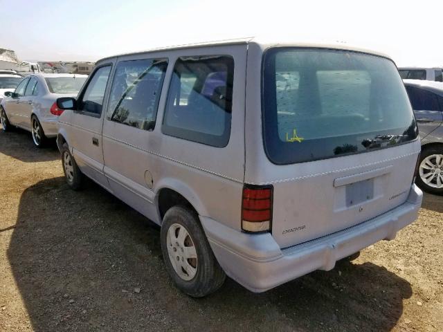 2B4GH45R0RR584051 - 1994 DODGE CARAVAN SE BLUE photo 3