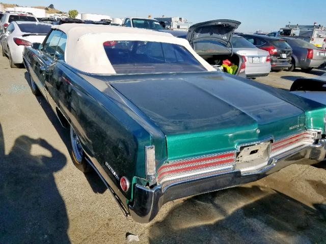 484670H270845 - 1970 BUICK ELECTRA GREEN photo 3