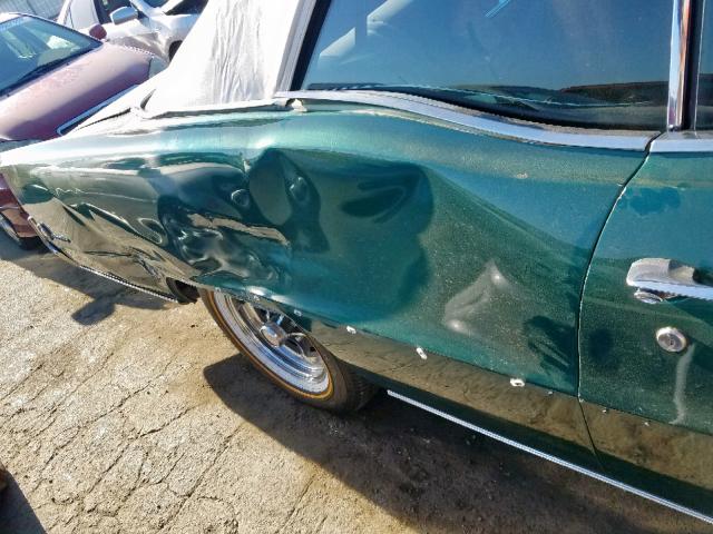 484670H270845 - 1970 BUICK ELECTRA GREEN photo 9