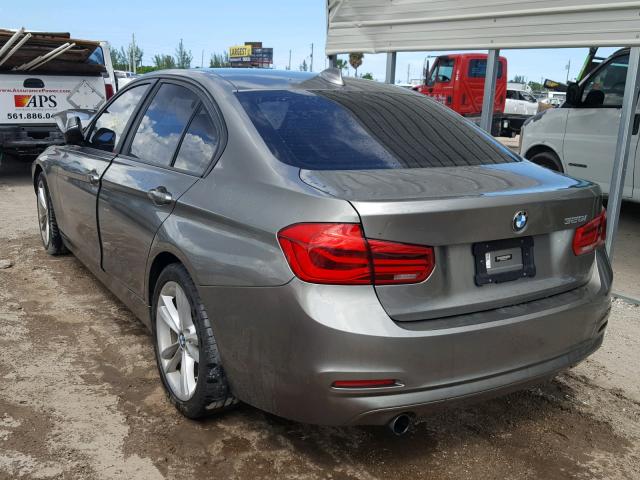 WBA8A9C56GK616387 - 2016 BMW 320 I GRAY photo 3