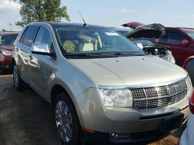 2LMDJ6JC3ABJ33670 - 2010 LINCOLN MKX GOLD photo 1