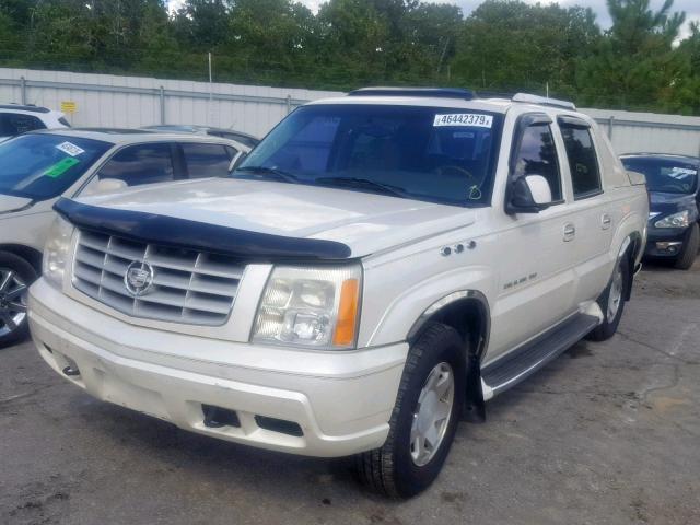 3GYEK63N62G244285 - 2002 CADILLAC ESCALADE E CREAM photo 2