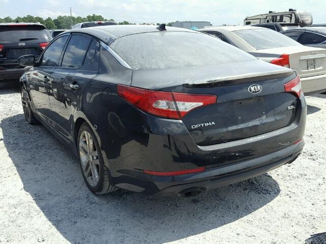 5XXGR4A67DG203034 - 2013 KIA OPTIMA SX BLACK photo 3