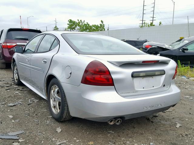 2G2WP522441314475 - 2004 PONTIAC GRAND PRIX SILVER photo 3
