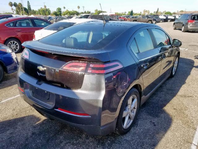 1G1RH6E48CU115451 - 2012 CHEVROLET VOLT GRAY photo 4