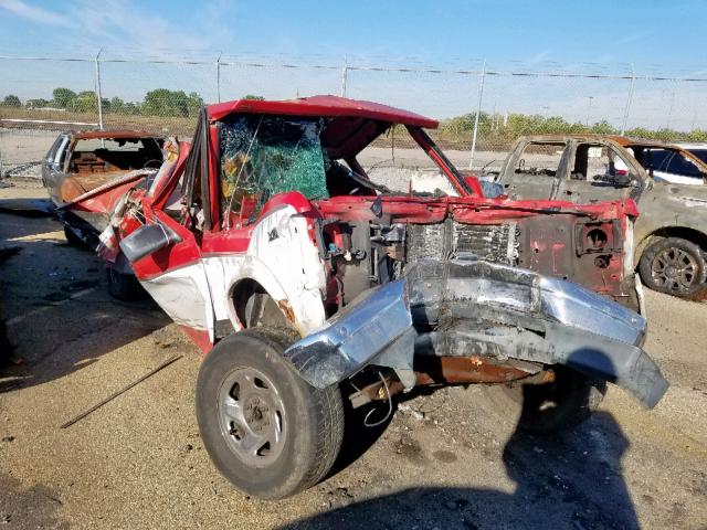 1B7GG23Y1RS520491 - 1994 DODGE DAKOTA RED photo 1