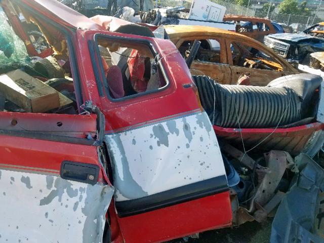 1B7GG23Y1RS520491 - 1994 DODGE DAKOTA RED photo 6