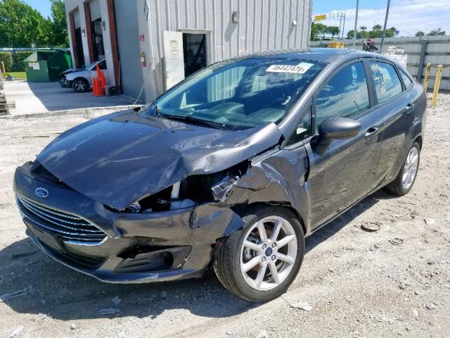 3FADP4BJ6KM106288 - 2019 FORD FIESTA SE GRAY photo 2