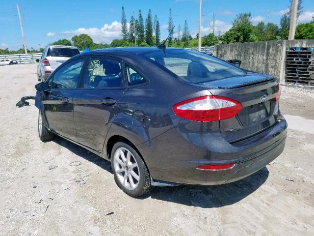 3FADP4BJ6KM106288 - 2019 FORD FIESTA SE GRAY photo 3