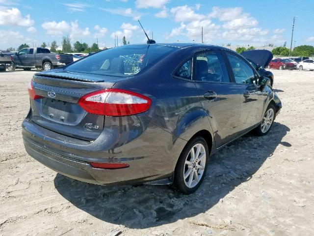 3FADP4BJ6KM106288 - 2019 FORD FIESTA SE GRAY photo 4