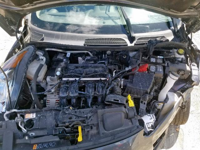 3FADP4BJ6KM106288 - 2019 FORD FIESTA SE GRAY photo 7