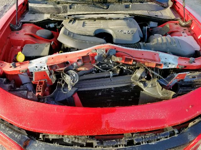 2C3CDXJG0JH254735 - 2018 DODGE CHARGER GT RED photo 7