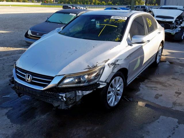 1HGCR2F87DA135666 - 2013 HONDA ACCORD EXL SILVER photo 2