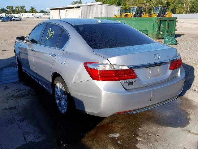 1HGCR2F87DA135666 - 2013 HONDA ACCORD EXL SILVER photo 3