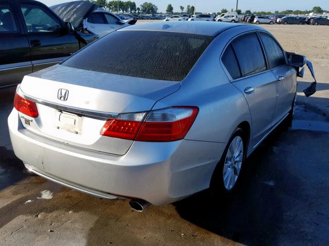 1HGCR2F87DA135666 - 2013 HONDA ACCORD EXL SILVER photo 4