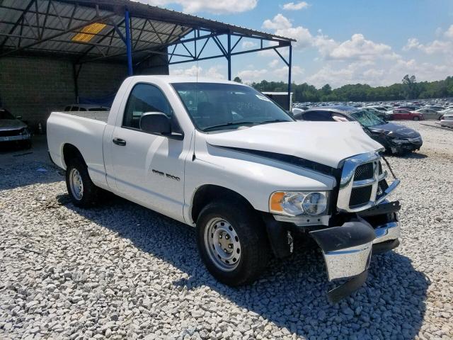 1D7HA16K55J583607 - 2005 DODGE RAM 1500 S WHITE photo 1