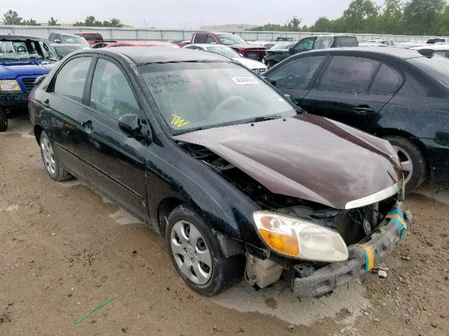 KNAFE121985505571 - 2008 KIA SPECTRA EX BLACK photo 1