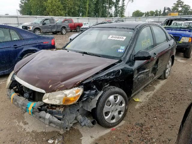 KNAFE121985505571 - 2008 KIA SPECTRA EX BLACK photo 2