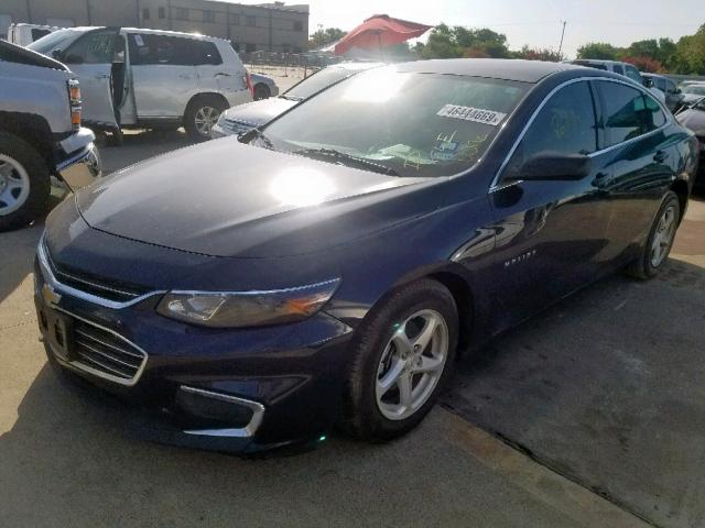 1G1ZB5ST5JF133480 - 2018 CHEVROLET MALIBU LS BLUE photo 2