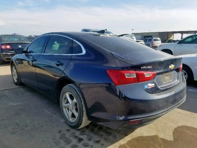 1G1ZB5ST5JF133480 - 2018 CHEVROLET MALIBU LS BLUE photo 3