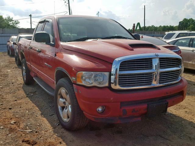 1D7HU18D44J209106 - 2004 DODGE RAM 1500 S RED photo 1