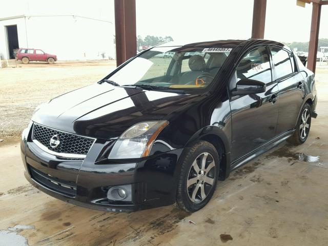 3N1AB6AP1CL784275 - 2012 NISSAN SENTRA 2.0 BLACK photo 2