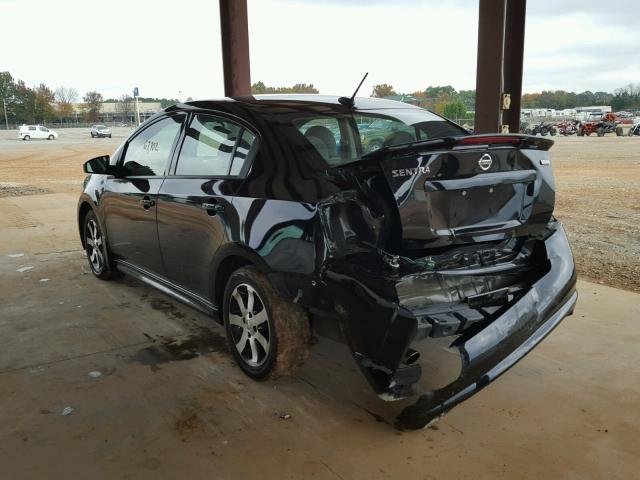 3N1AB6AP1CL784275 - 2012 NISSAN SENTRA 2.0 BLACK photo 3