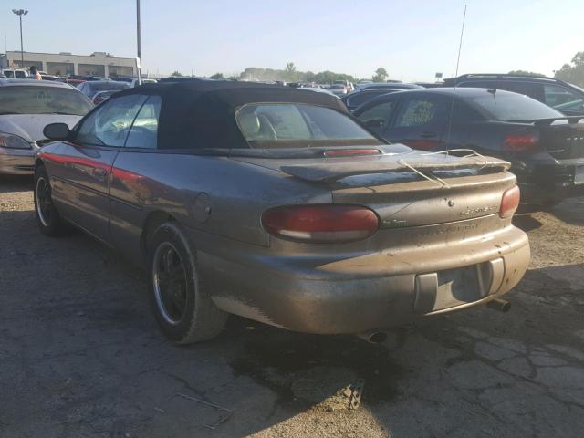 3C3EL55H5XT560073 - 1999 CHRYSLER SEBRING JX SILVER photo 3