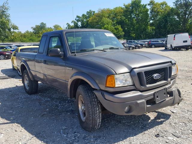 1FTYR14U94PA07666 - 2004 FORD RANGER SUP GRAY photo 1