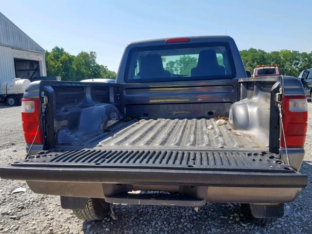 1FTYR14U94PA07666 - 2004 FORD RANGER SUP GRAY photo 6