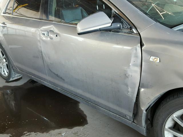 1G1ZK57708F218457 - 2008 CHEVROLET MALIBU LTZ SILVER photo 9