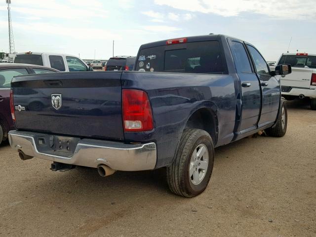 1C6RD6GTXCS212760 - 2012 DODGE RAM 1500 S BLUE photo 4