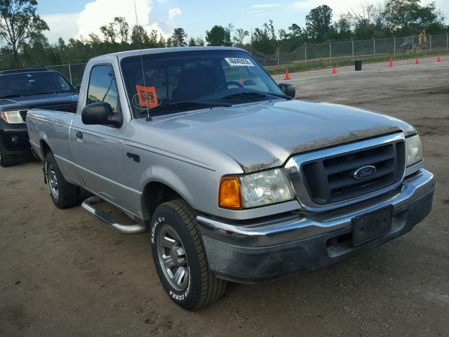 1FTYR10U24PA30891 - 2004 FORD RANGER SILVER photo 1