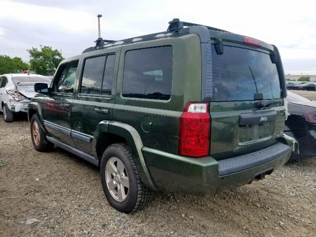 1J8HH48PX7C676400 - 2007 JEEP COMMANDER 绿色 照片 3