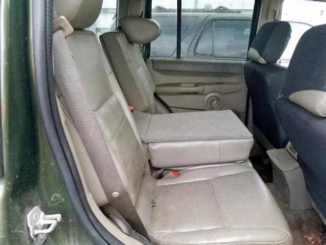 1J8HH48PX7C676400 - 2007 JEEP COMMANDER 绿色 照片 6