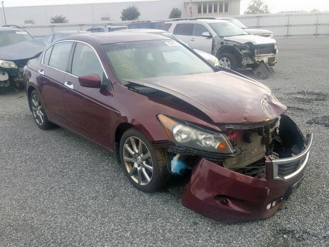 1HGCP36848A031332 - 2008 HONDA ACCORD EXL PURPLE photo 1