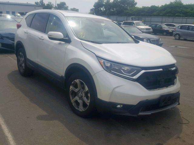 2HKRW2H81JH639438 - 2018 HONDA CR-V EXL WHITE photo 1